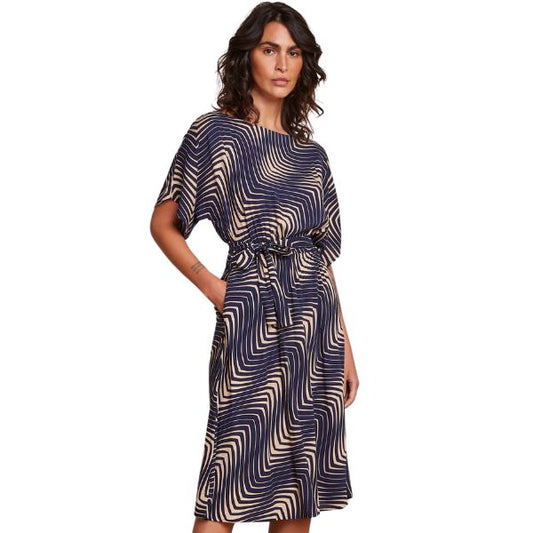 Marika Dress Cleo - Evening blue - King Louie