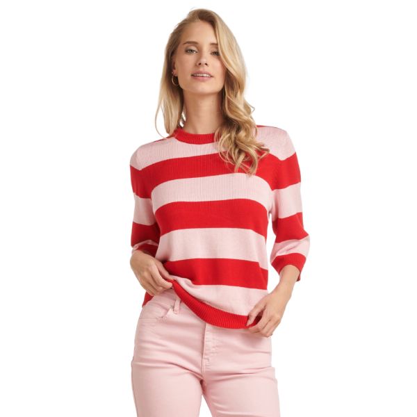 Bluse - Rød/pink - Smashed Lemon