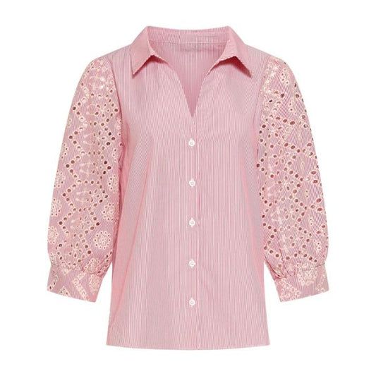 Skjorte - Rødstribet - Smashed Lemon