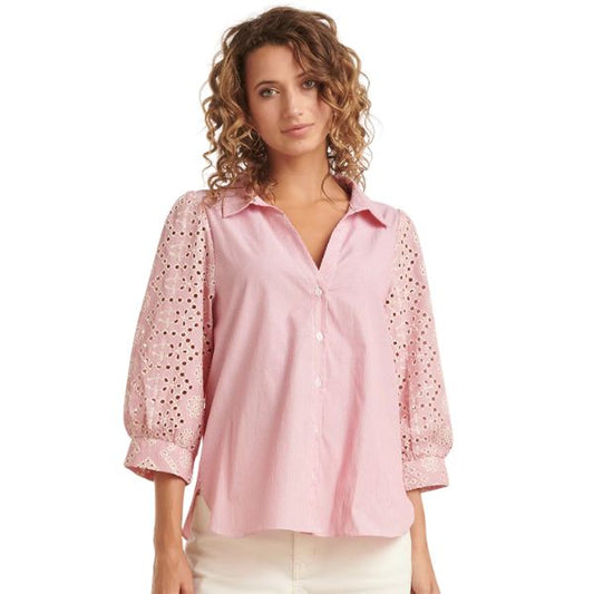 Skjorte - Rødstribet - Smashed Lemon