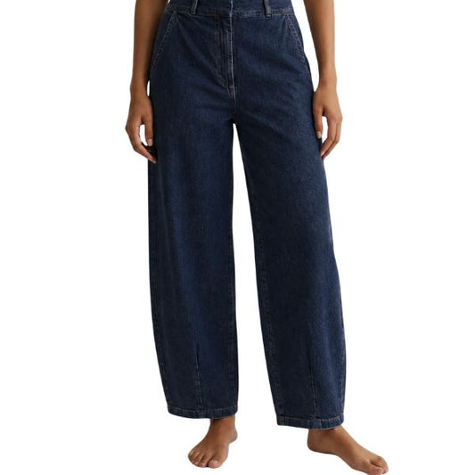 Barrel denim jeans - Dark blue - Marc Lauge