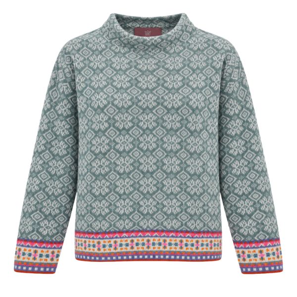 Pullover Greta - Seegras - Heidekönigin