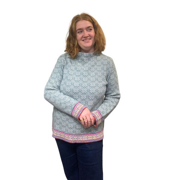 Pullover Greta - Seegras - Heidekönigin