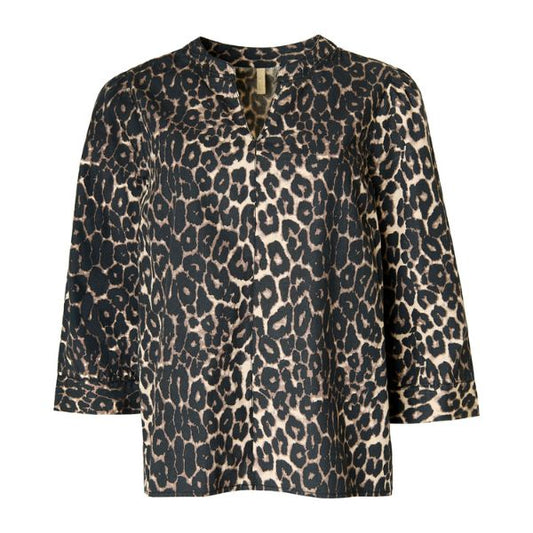 Amira bluse - Leopard - Ofelia