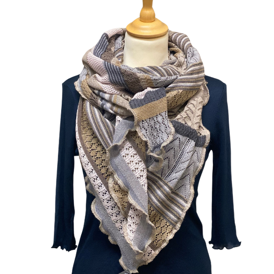 Kyra tørklæde/sjal - Sand - Invero