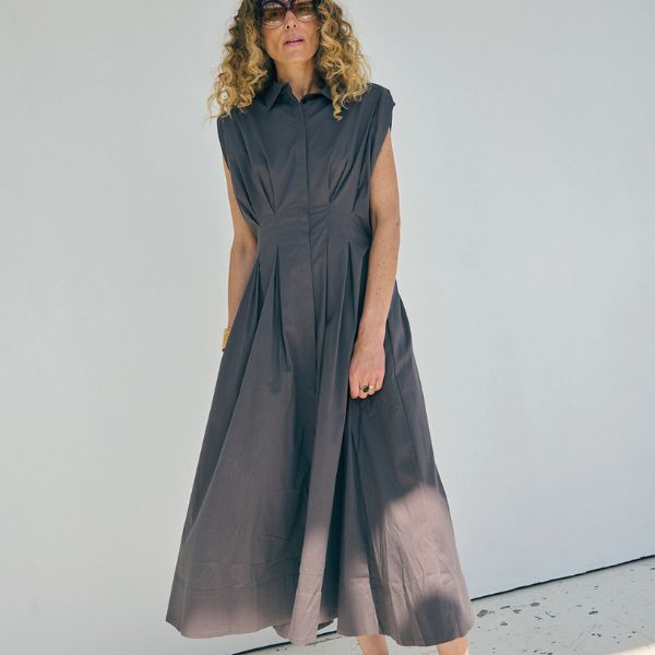 Vilma dress - Brown - La Rouge