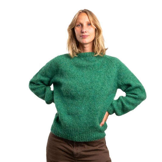 Ida strik - Grøn - Coffee beanies