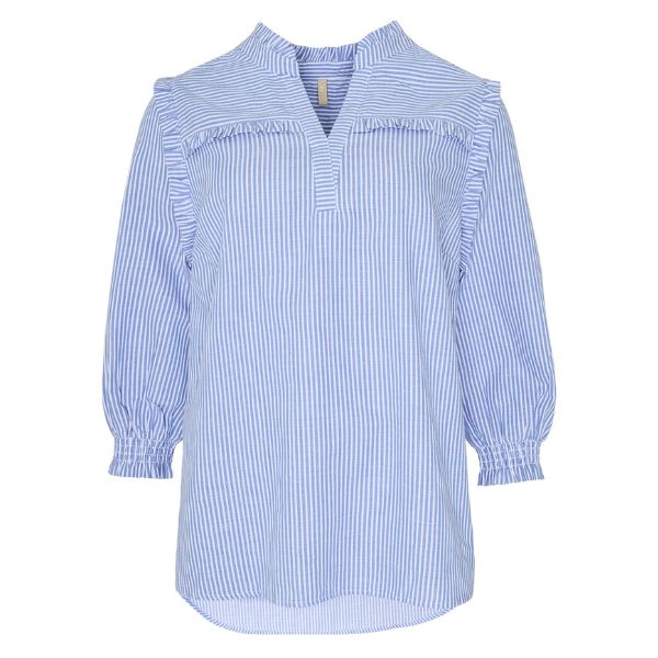 Roba bluse - Blå stribet - Ofelia