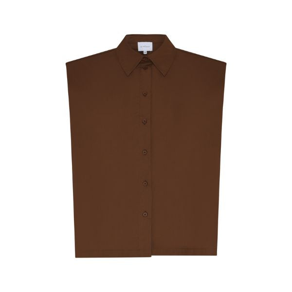 Pia skjorte - Dark brown - La Róuge