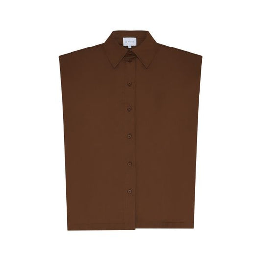 Pia skjorte - Dark brown - La Róuge