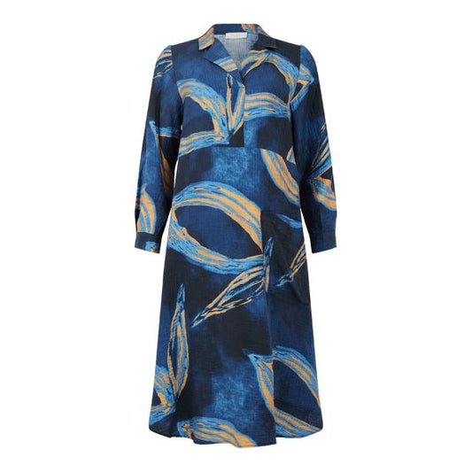 Kjole - Navy print - Noen