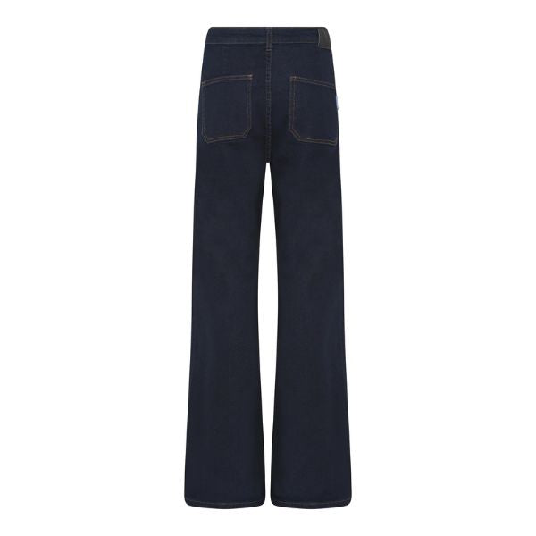 Square pocket jeans - Dark blue - Marc Lauge