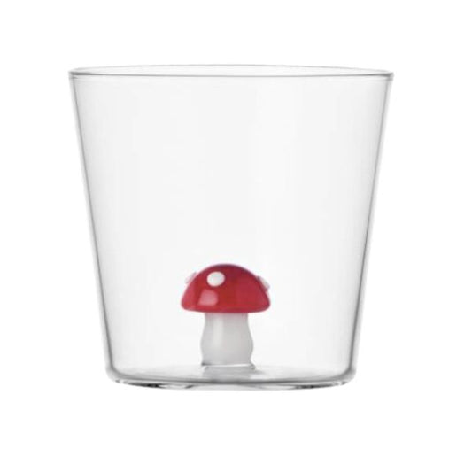 Glas - Rød svamp - Ichendorf