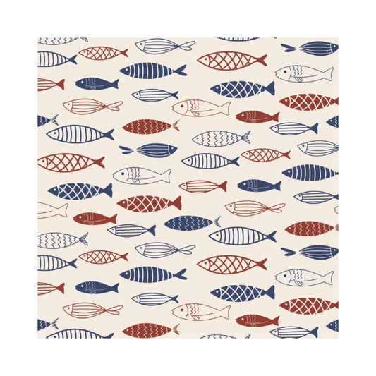 Servietter - Fiskestime - Ib Laursen