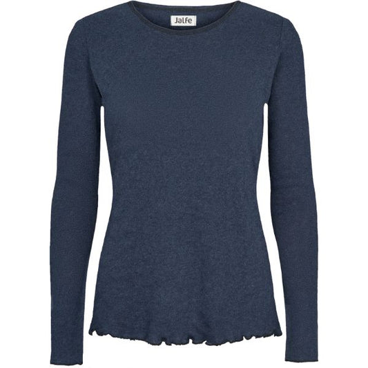 Merino bluse - Jeans blue - Jalfe