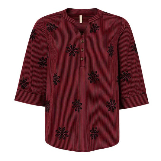 Ella bluse - Bordeaux - Ofelia