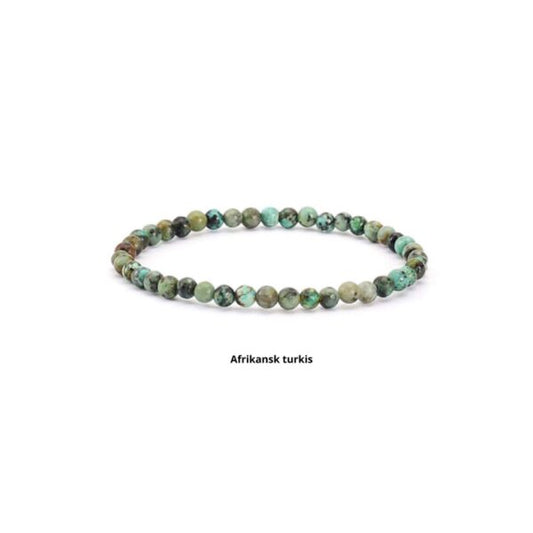 Armbånd 3mm afrikansk turkis