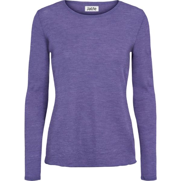 Merinould bluse – Violet – Jalfe