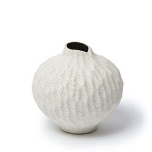 Line vase - Medium - Hvid sand - Lindform
