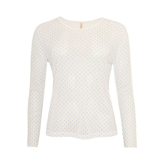 Gwen mesh - Hvid m. prik - Ofelia