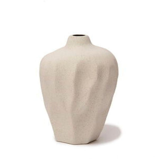 Flower seed vase - H11cm - Hvid sand - Lindform