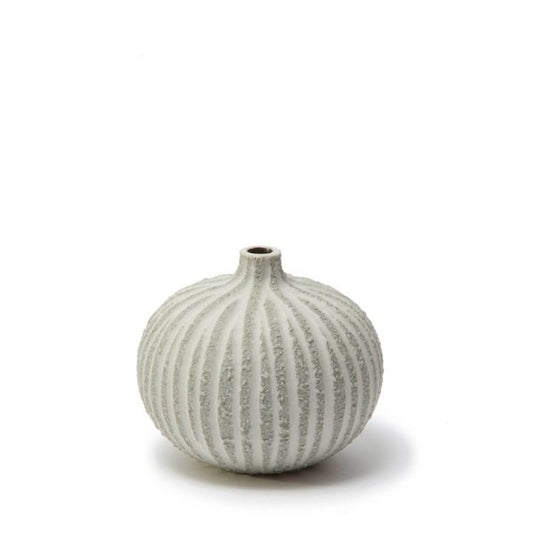 Bari vase - Lille Grå furer - Lindform