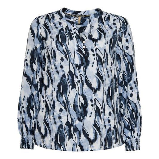 Lucy bluse - Blå - Ofelia