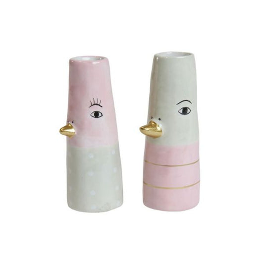 Vase mini – And – Rosa m. striber – Speedtsberg 212350