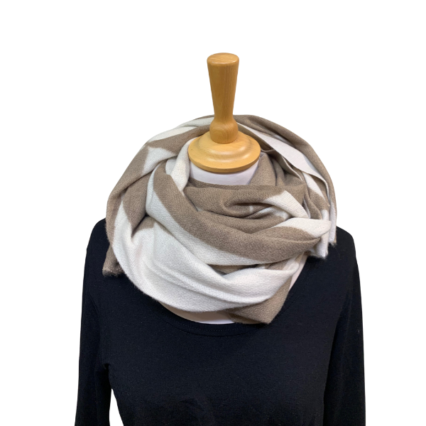 Print tørklæde - Beige - Ofelia