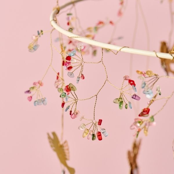 Ranke - Farverige perler -180 cm - Ib Laursen