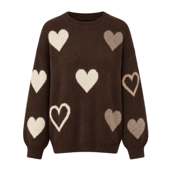 Heart strik - Chocolate - Marc Lauge