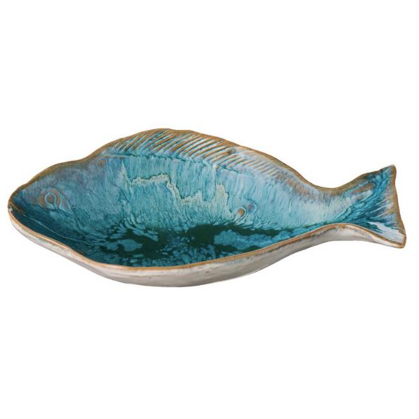 Fiskeformet skål - Mellem - Ocean - Ib Laursen