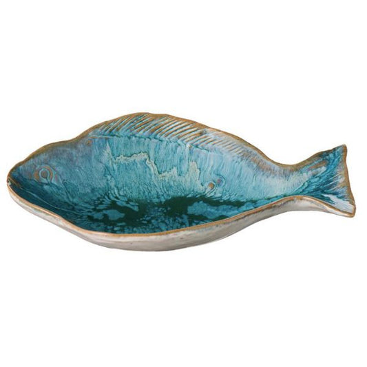 Fiskeformet skål - Mellem - Ocean - Ib Laursen
