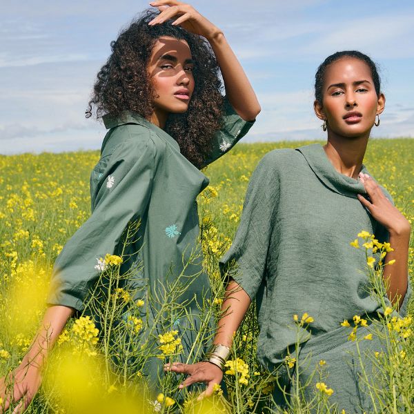 Kjole - Loden Green - NOEN