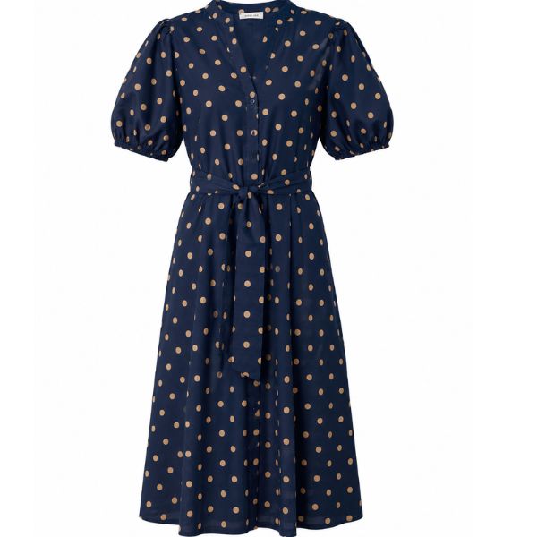 Nina kjole - Navy - by Lund