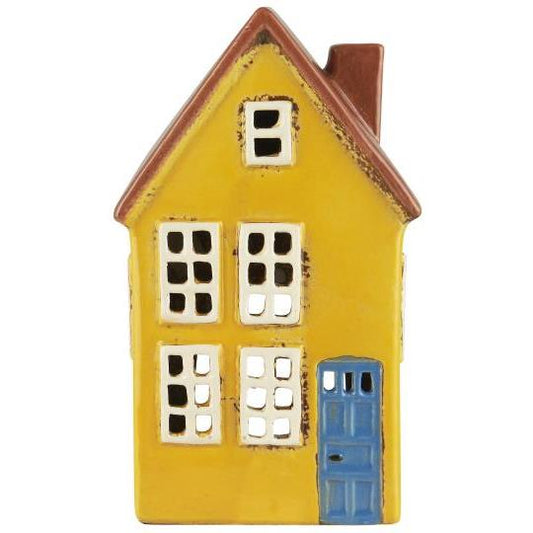 Hus t/fyrfadslys - Gul nyhavn 27641-03 - Ib Laursen