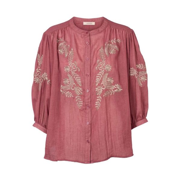 Wendy skjorte - Raspberry - Lecoco 