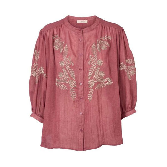 Wendy skjorte - Raspberry - Lecoco 