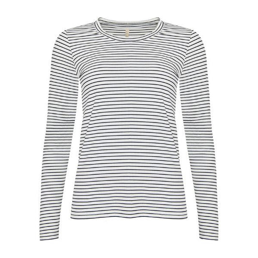 Sisa bluse - Navy striber - Ofelia