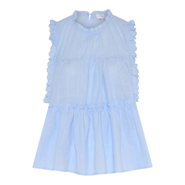 Julie frill top - Light blue - La Róuge