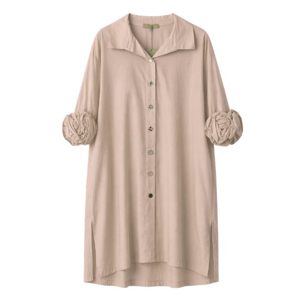 Skjorte m. roser - Beige - Boho Love