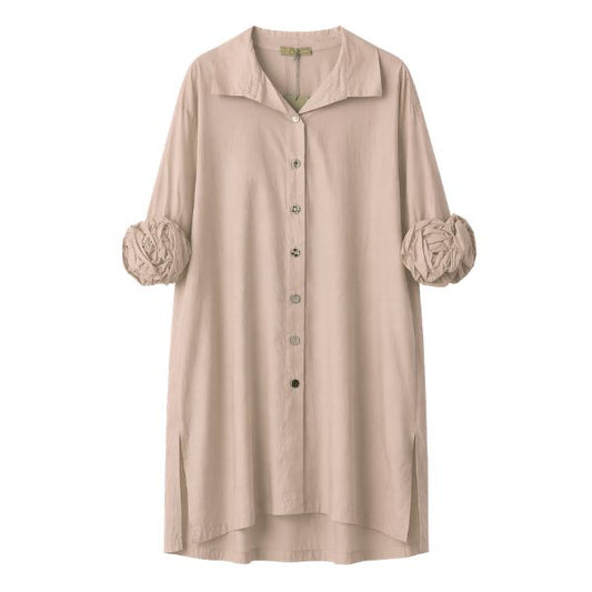 Skjorte m. roser - Beige - Boho Love