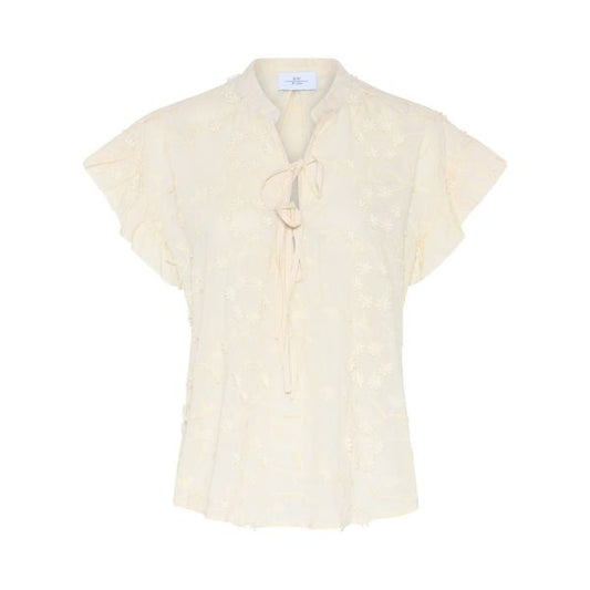 Britt bluse - Creme - La Róuge