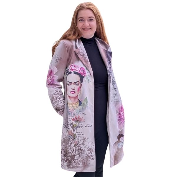 Kahlo cardigan - Beige - Qnuz