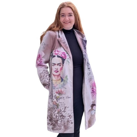 Kahlo cardigan - Beige - Qnuz