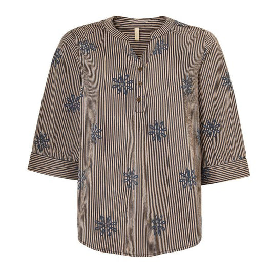 Ella bluse - Navy - Ofelia