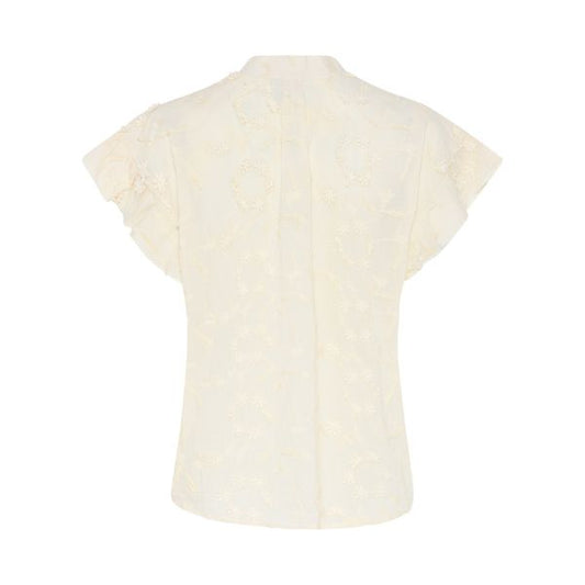 Britt bluse - Creme - La Róuge