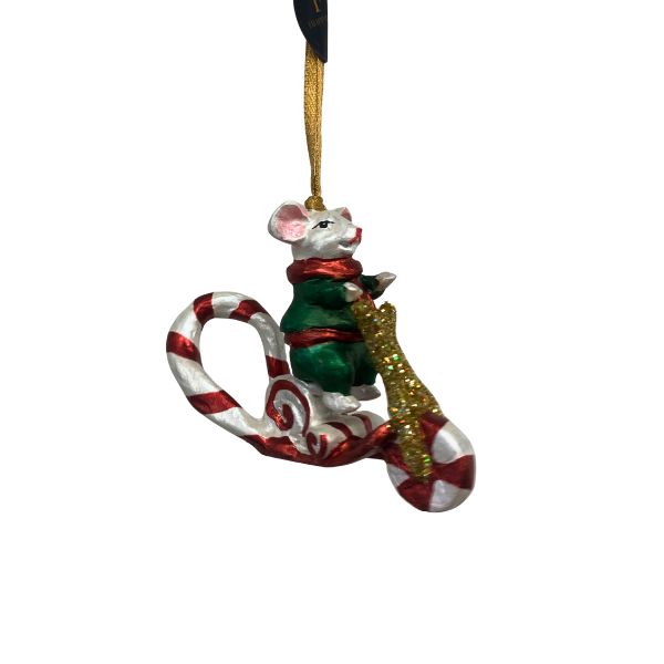 Tivoli-mus på scooter - Julefigur