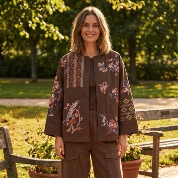 Noa jakke - Dark brown - Amaze Cph.
