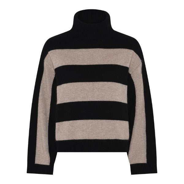 Julie stripe knit - Sand - La Róuge